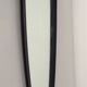 Large Scandinavian wooden mirror of the 60s