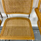 Set of 4 cane cantilever chairs and armchairs, Cesca, 1970s.