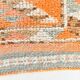 Orange & Beige Tribal Oushak Runner Rug, 88x362Cm