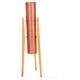 Mid-Century Modern Floor Lamp in Beech by Novoplast Sered, Czech, 1960s