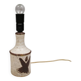 Table lamp in stoneware/ceramics by Danish Axel Larsen 1970-80s