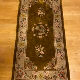 Chinese silk carpet, 124 cm x 62 cm