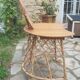 1960s rattan hairdresser's chair
