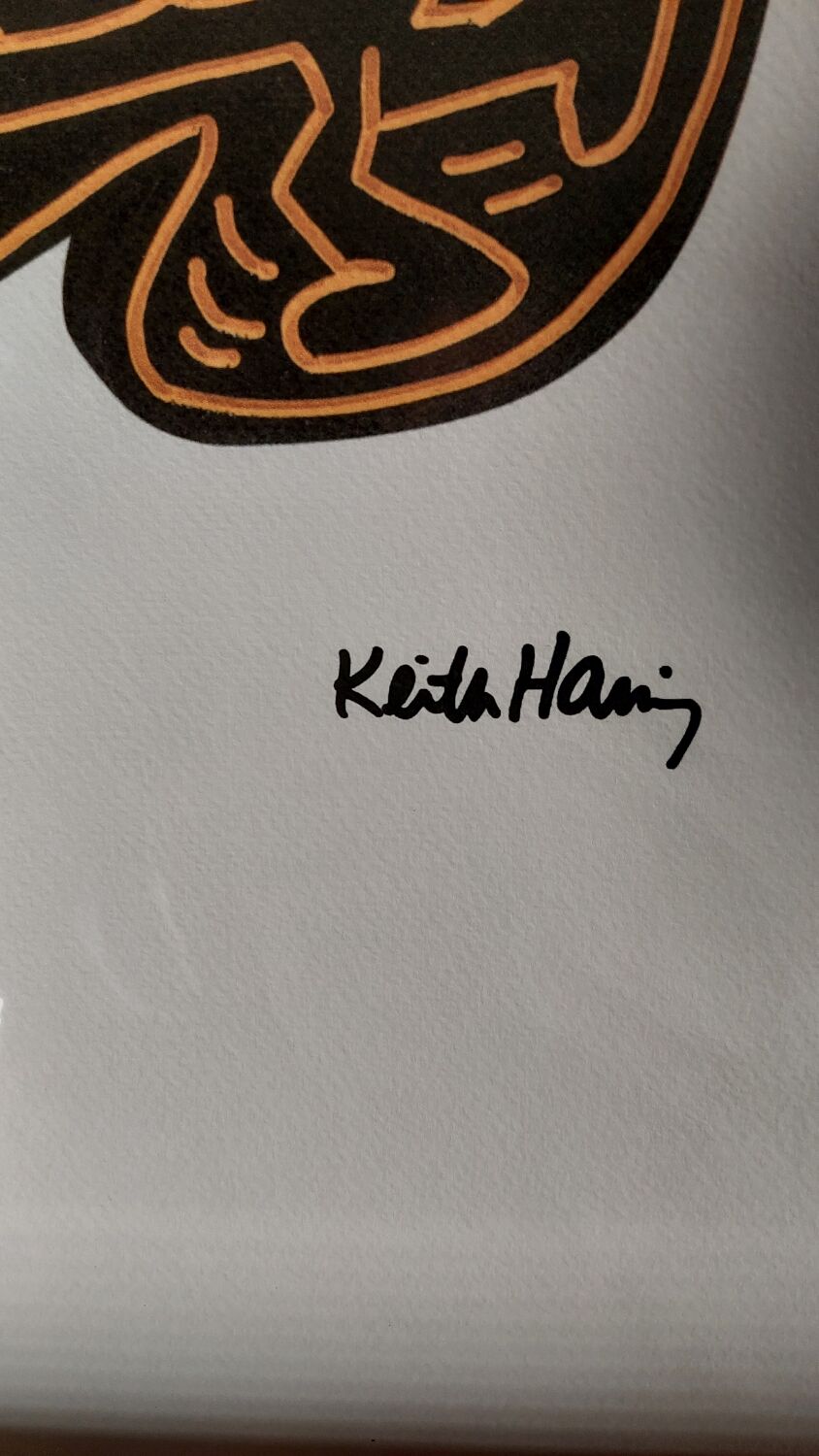 Vintage Keith Haring screen print