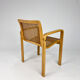 Fauteuil en bois de hêtre et sangle par Olivo Pietro, Italie, années 1970