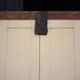 Double porte ancienne de placard, porte bois ancienne, grande porte vintage, porte d'intérieur