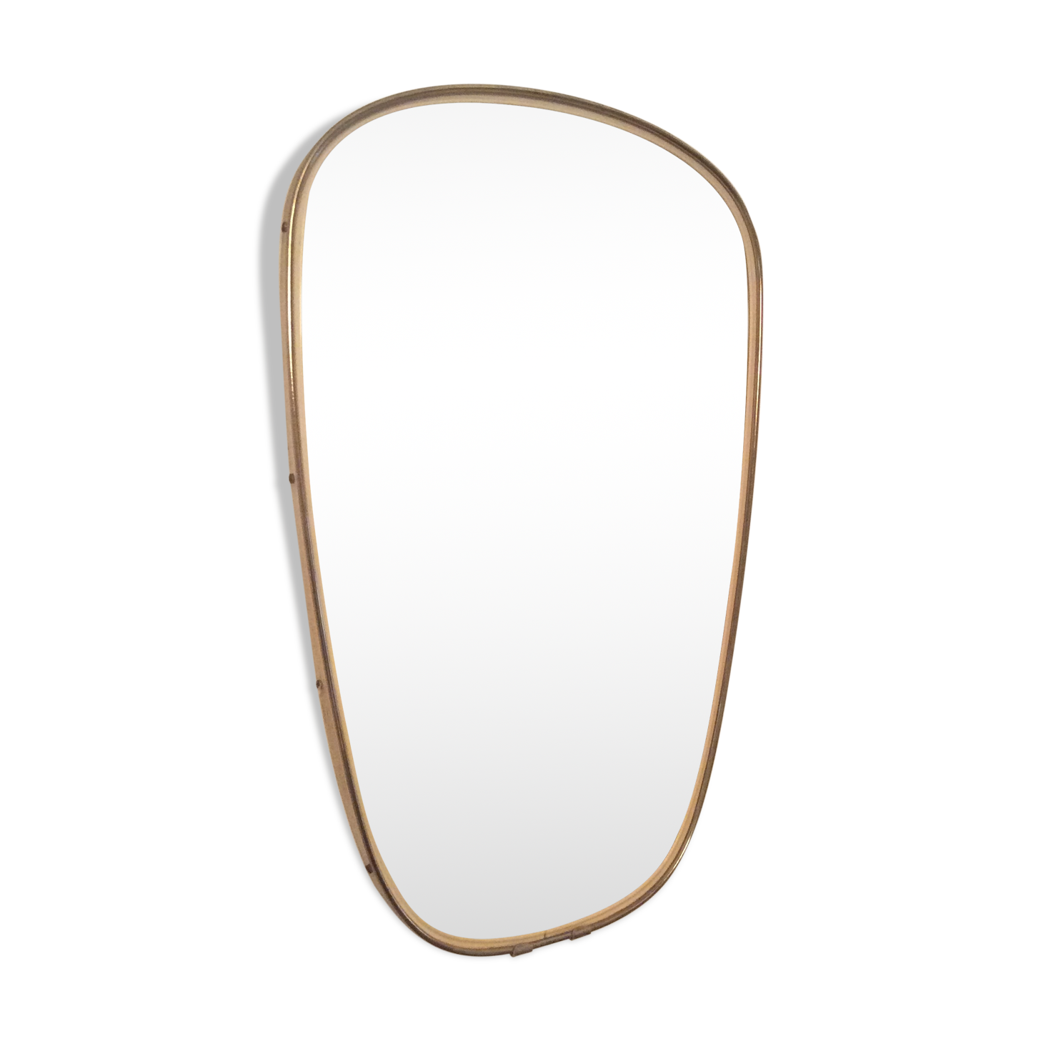 Free-form asymmetric mirror from the 60s and 70s 36x57cm