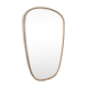 Free-form asymmetric mirror from the 60s and 70s 36x57cm