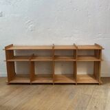Regain homemade pine bookcase shelf