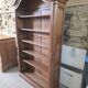Gendarme hat library in solid oak, mid-20th century.