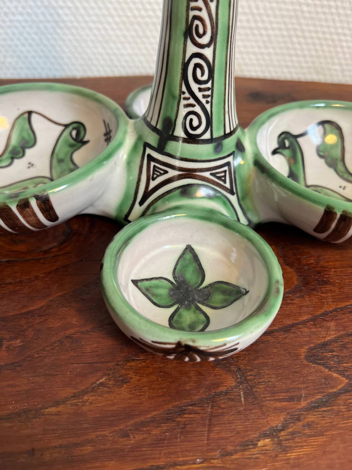 Punter cracked ceramic salt and pepper set, oil and vinegar set