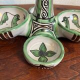 Punter cracked ceramic salt and pepper set, oil and vinegar set