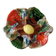 Plat  Barbotine Vallauris citron