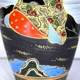 Pair of satsuma vases in japanese porcelain – early twentieth