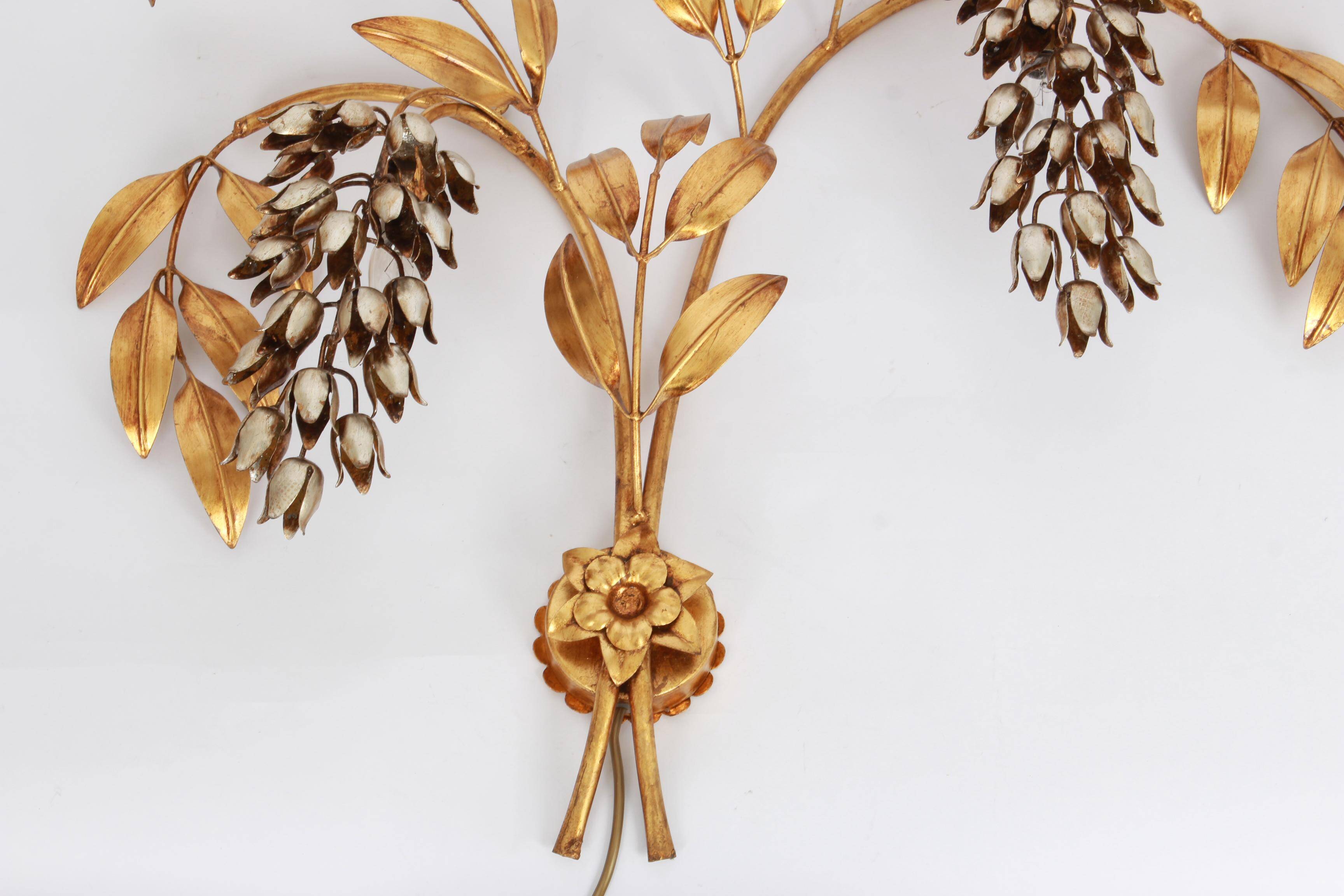 Monumental Wall Light Hans Kögl Pioggia D'oro, 1970s