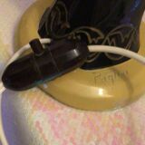 Vintage geisha sculpture lamp signed