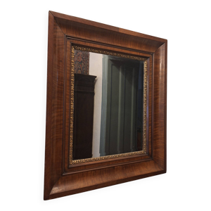 Miroir ancien à bords - vers 1850