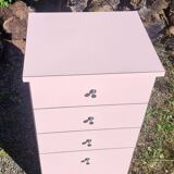 Vintage 1970s formica chest of drawers