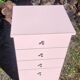 Vintage 1970s formica chest of drawers