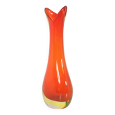 Murano glass vase with a wide neck, Italy, 1960s