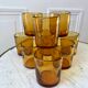 set of 9 bubbled glass water glasses from Biot 70s