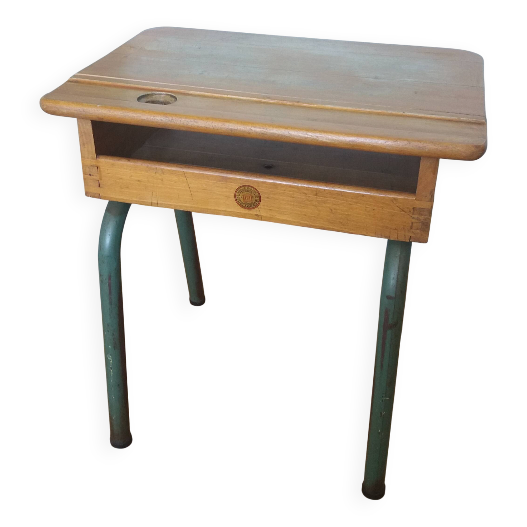 Bureau d’école pupitre d’écolier Delagrave