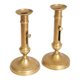 Pair of brass candlesticks