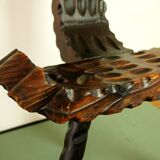 Brutalist tripod chair