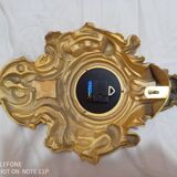Bronze wall clock