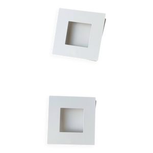 Applique murale Dalia - aluminium blanc