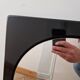 Old 60s Mirror in enamelled sheet metal