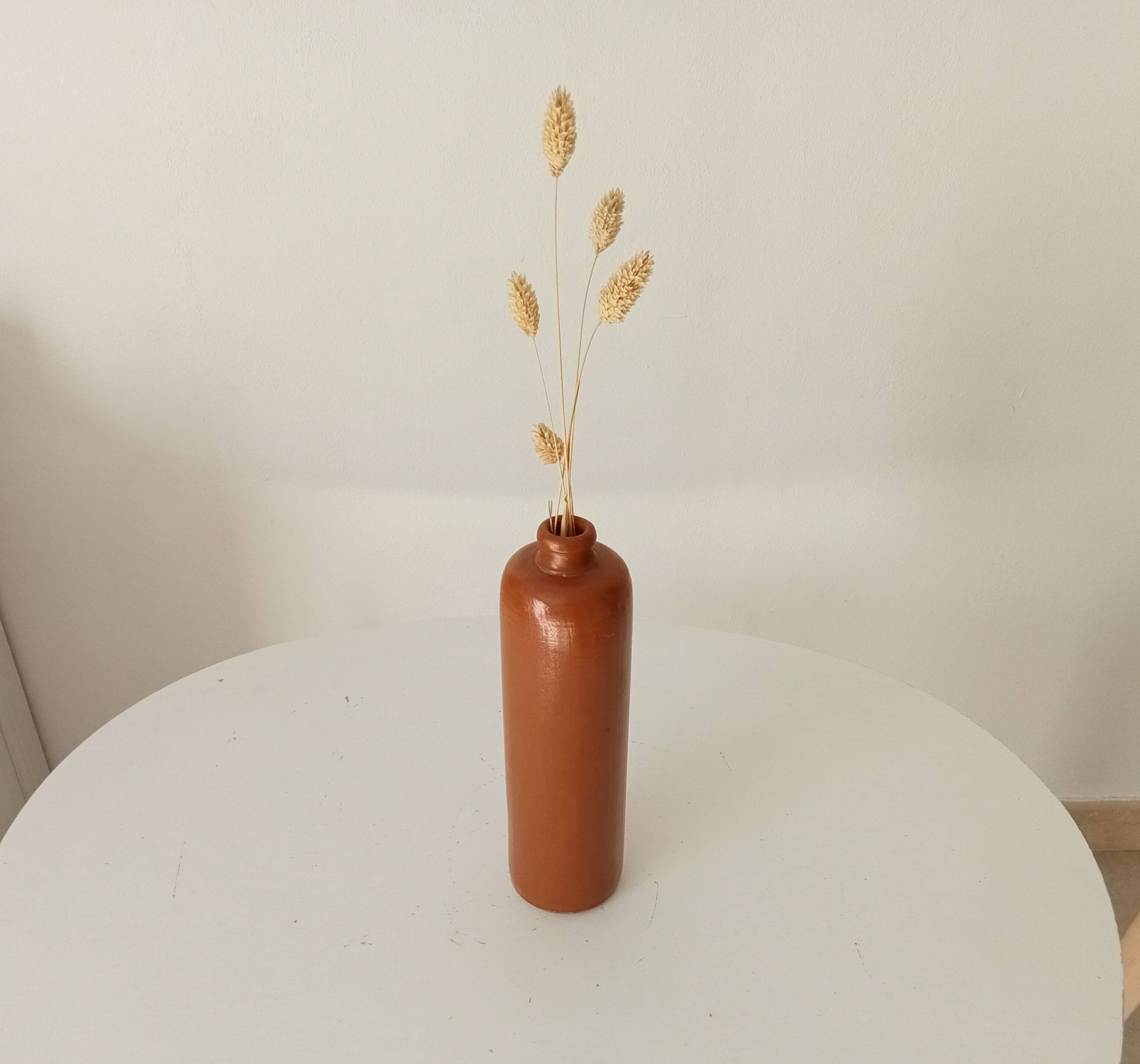 Antique glazed stoneware bottle