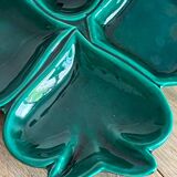 Plat à apéritif vintage en céramique