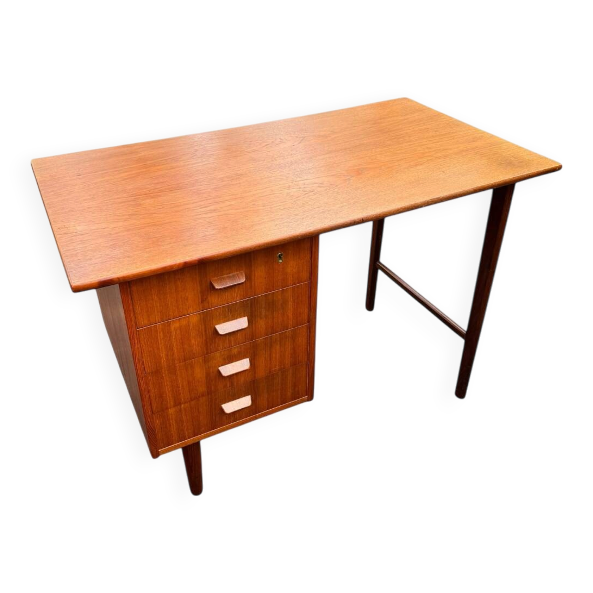 Petit bureau danois – teck – design scandinave – années 1960