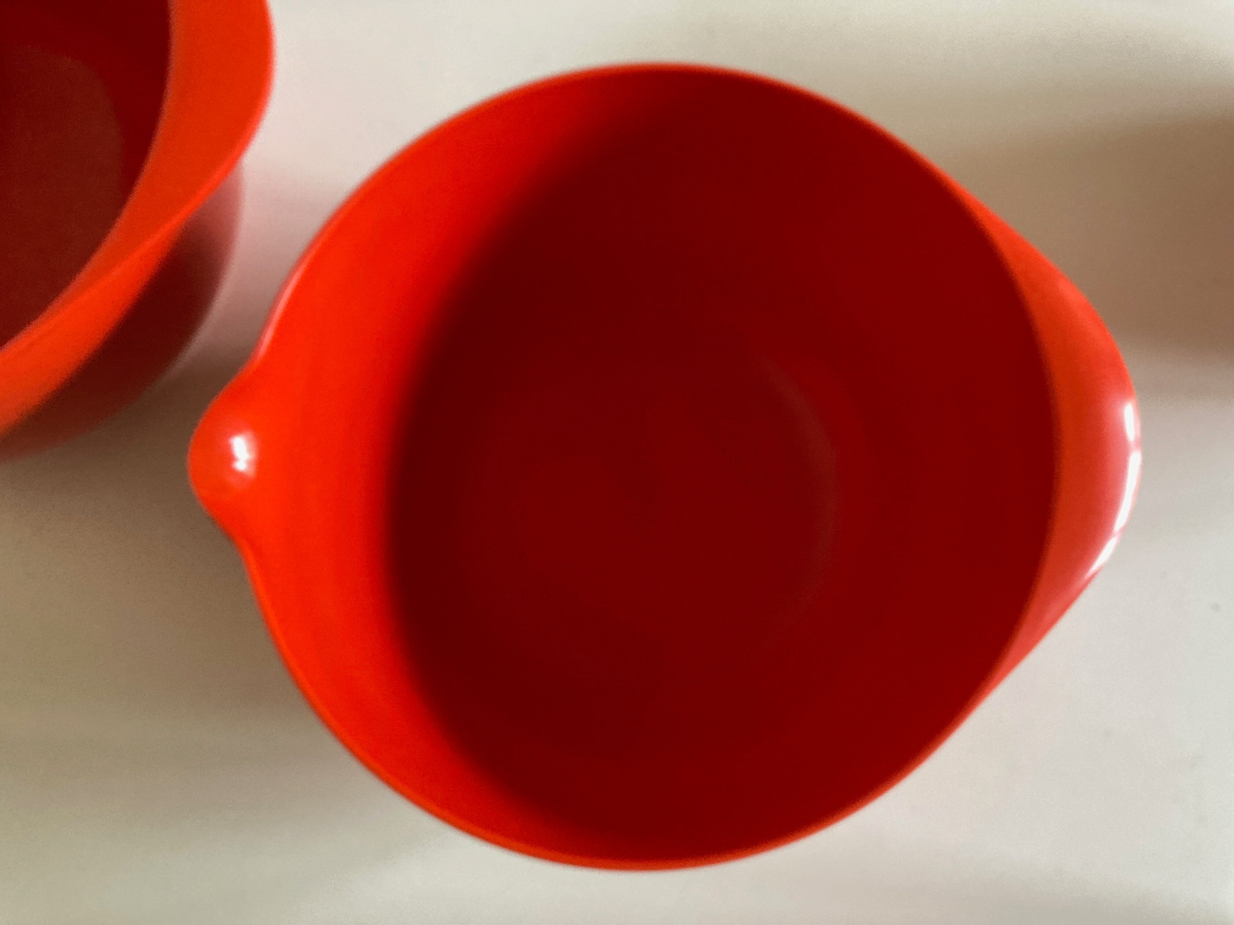 Set of 3 pull-out salad bowls Rosti Denmark Scandinavian design 1970