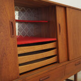 Teak highboard, Danish design, 1960s, Denmark