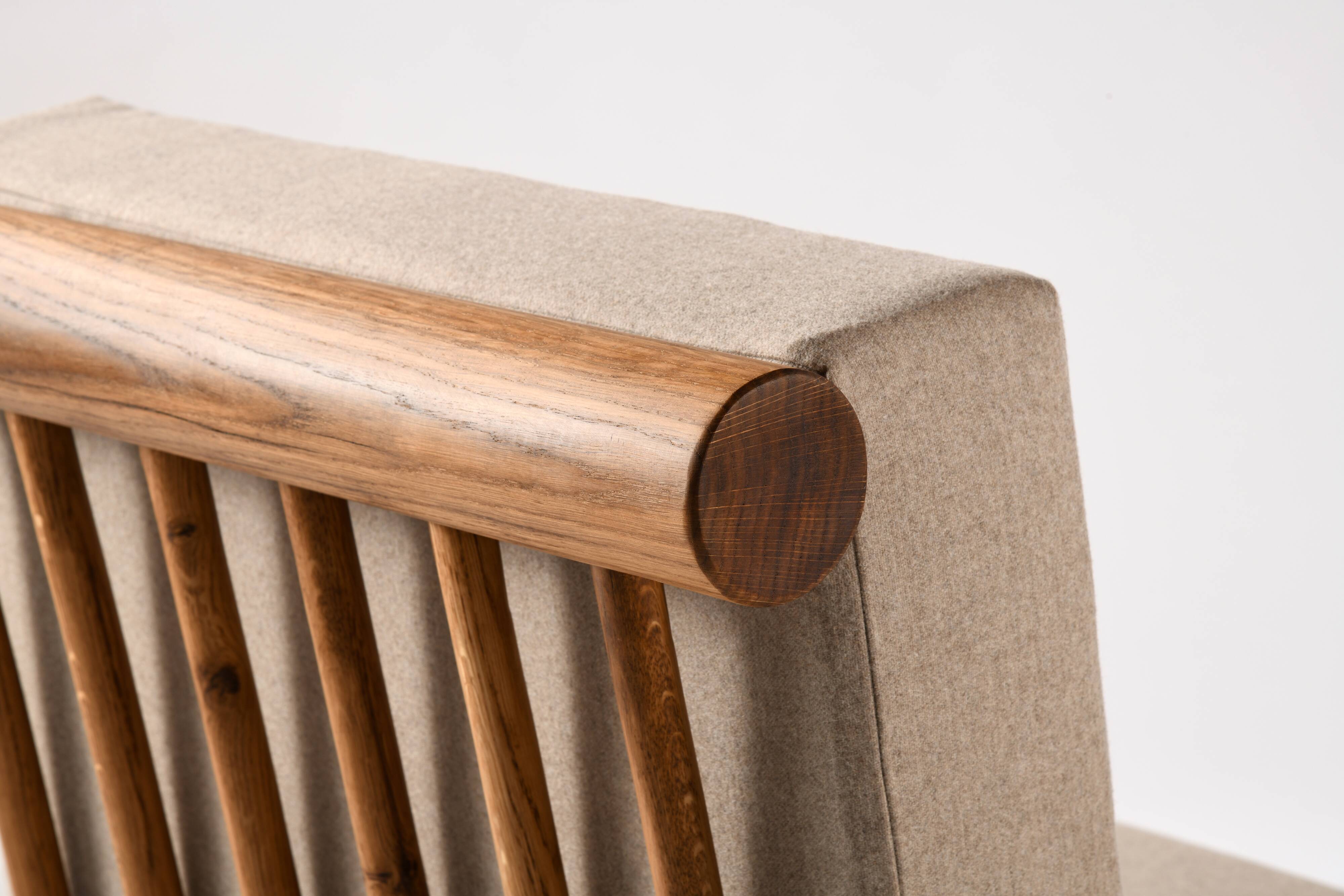 Pair of low chairs called La cachette selected by Charlotte Perriand