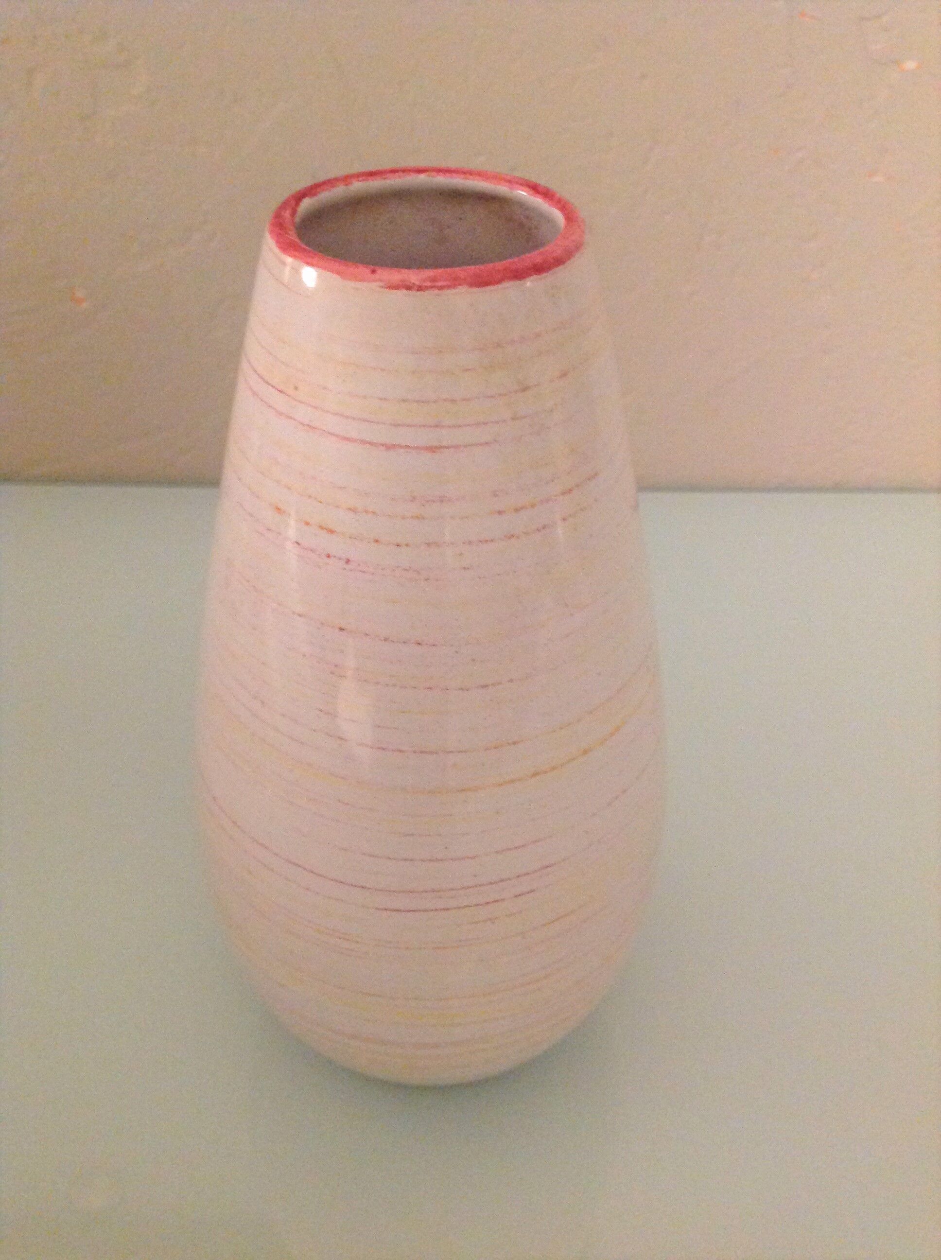 Tulip vase soliflore ceramic west germany, vintage years 60-70
