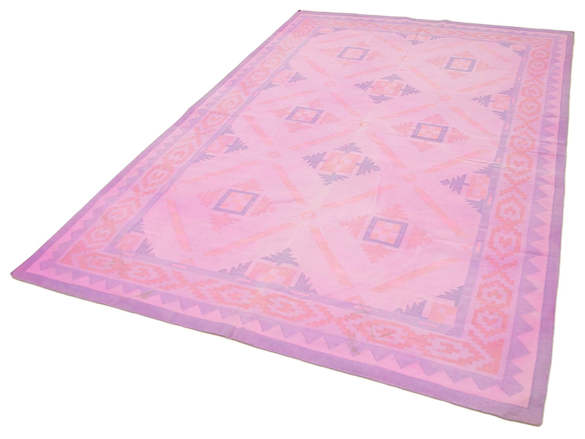 Turkish Handmade Vintage Anatolian Kilim 178 cm x 277 cm