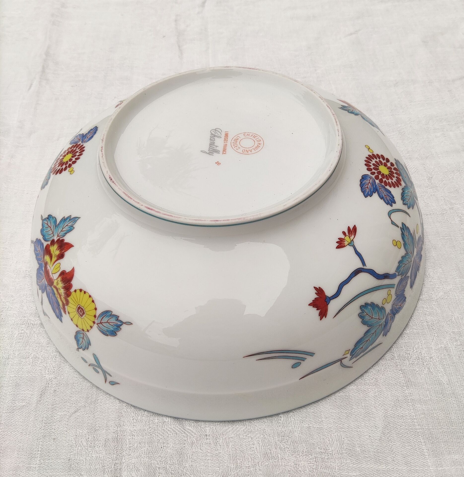 Limoges porcelain salad bowl - Haviland