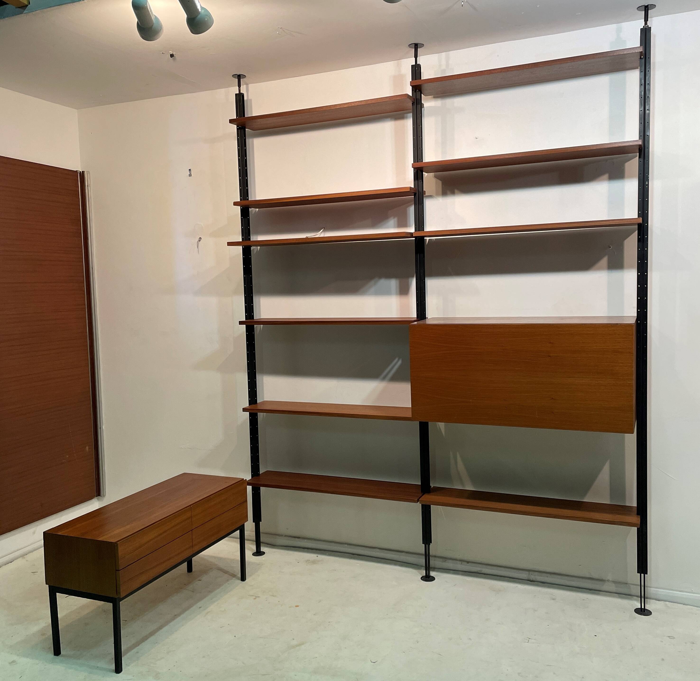 Vintage Floor/Ceiling Library 1964 Switzerland