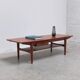 Large coffee table with magazine rack by O.M.F., 1960s