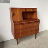 Danish teak secretary from the 60s