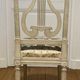 Pair of chairs, lyre back, based on a model by Jacob, Louis XVI style.