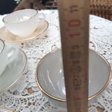 Service vintage harlequin cups