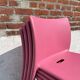 Set of 4 pink design AIR CHAIRS by Jason Morrison.