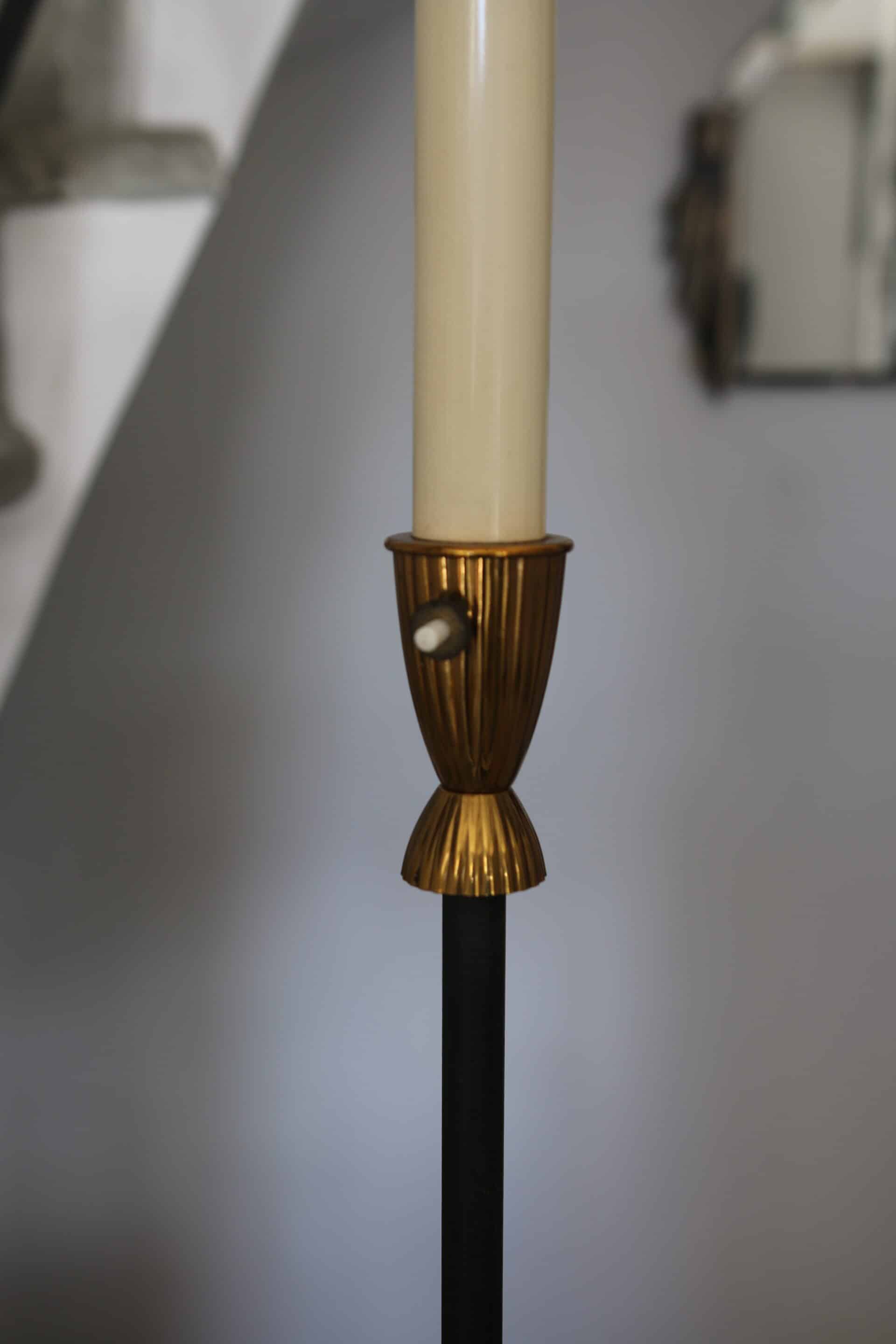 Large Art Deco retro floor lamp, 1920s
