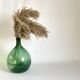 Bonbonne Dame Jeanne 5L verre vert vintage