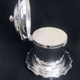 Victorian silver-plated biscuit tin