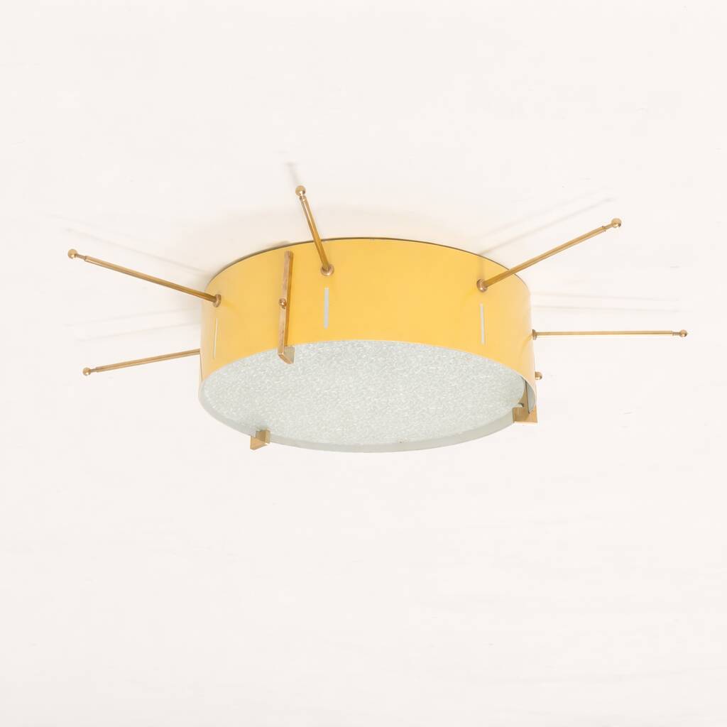Italian ceiling lamp from the 1950s in the style of Gio Ponti.